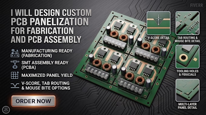 design custom pcb penalization for fabrication and pcb assembly