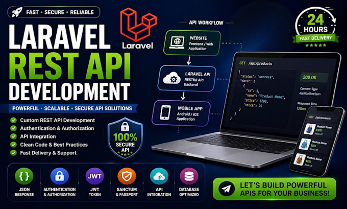 build laravel rest API for your web or mobile app