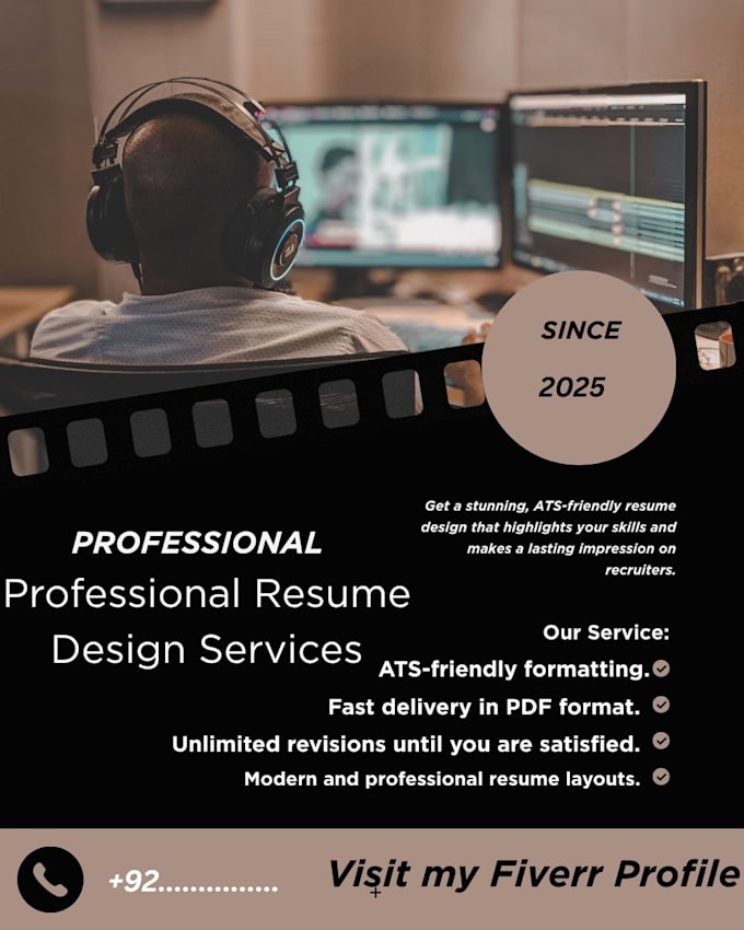 design professional resume and CV design