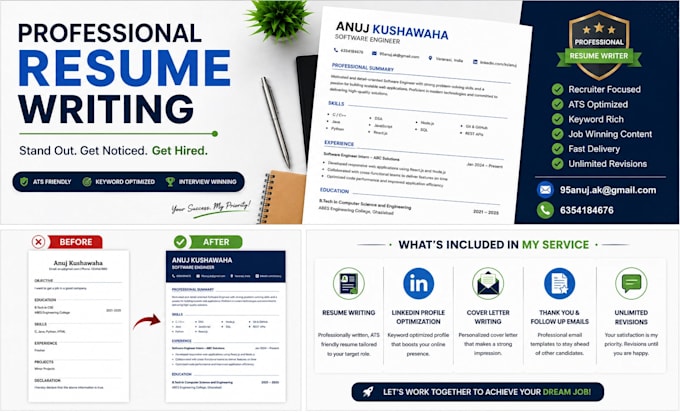 write an ats friendly resume