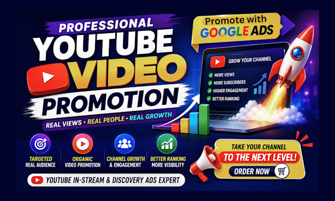 do professional youtube video promotion with google ads