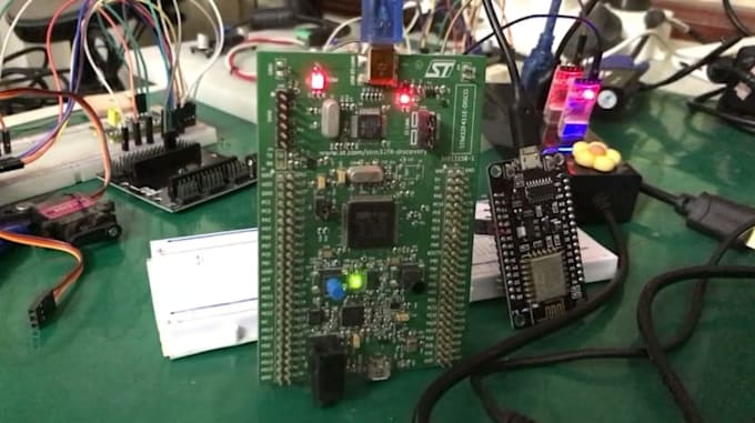 develop stm32 embedded c firmware for custom electronics and commercial products