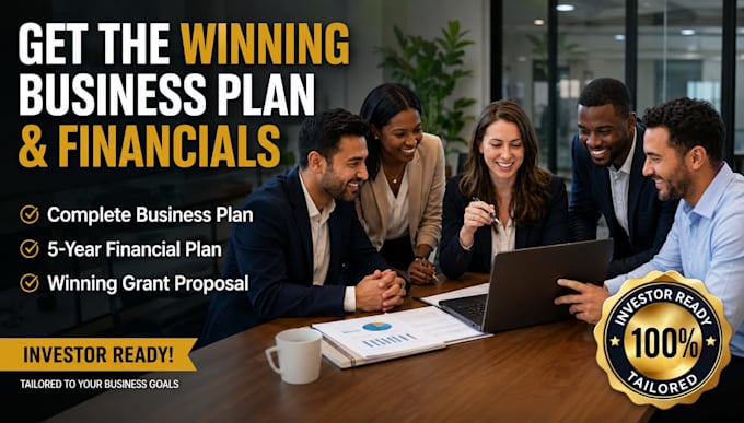 write business plan financial plan business proposal for startup business
