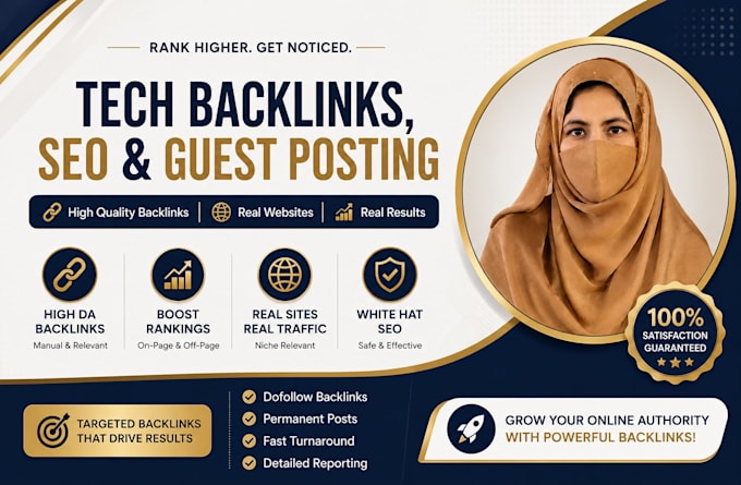 build tech backlinks with SEO and guest blogs