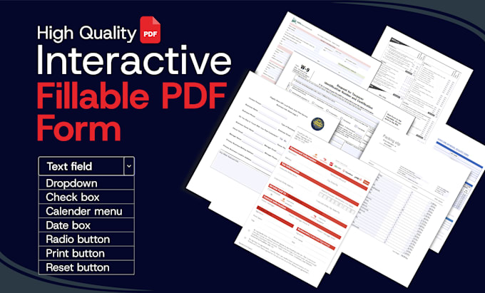 make fillable form, editable form, fillable pdf form, interactive fillable pdf