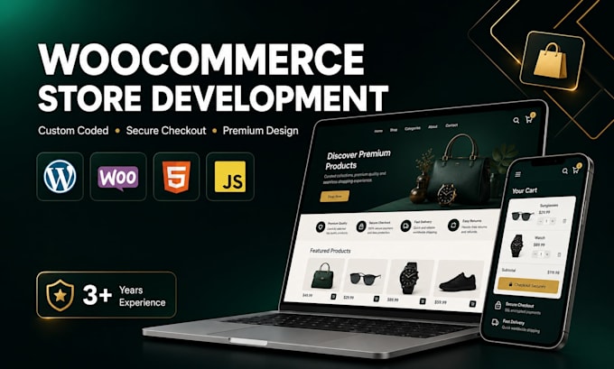 build a premium wordpress ecommerce website with custom coding