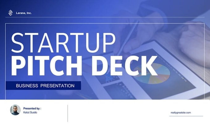 design software startup pitch deck investor deck fundraising presentation