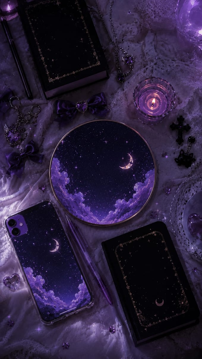 design custom aesthetic celestial wallpapers