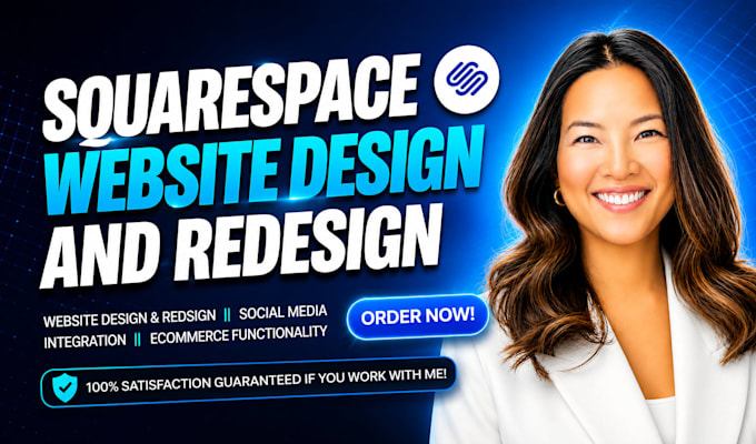 build squarespace website design, redesign squarespace, website development