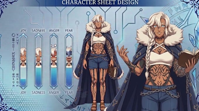 design and rig vtuber characters in live2d, for vtuber model and vtuber studio