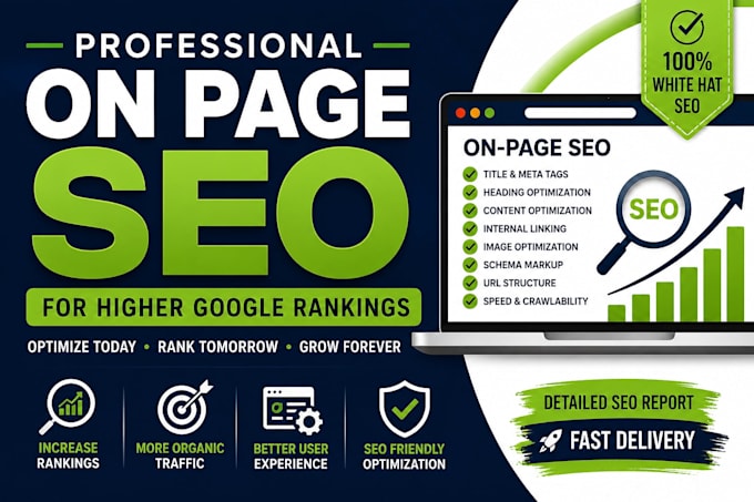 professional on page SEO for higher google rankings