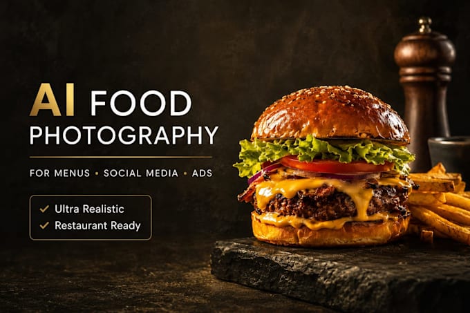 create realistic ai food photography