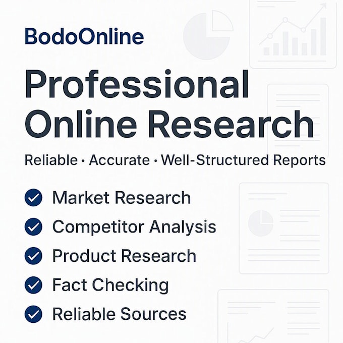 conduct professional online research