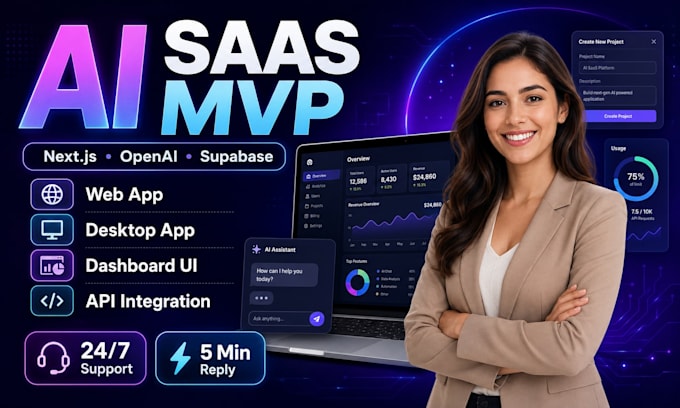 build an ai saas mvp using nextjs openai and supabase