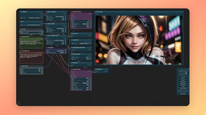 create nsfw, sfw stable diffusion comfyui workflows for image and video creation
