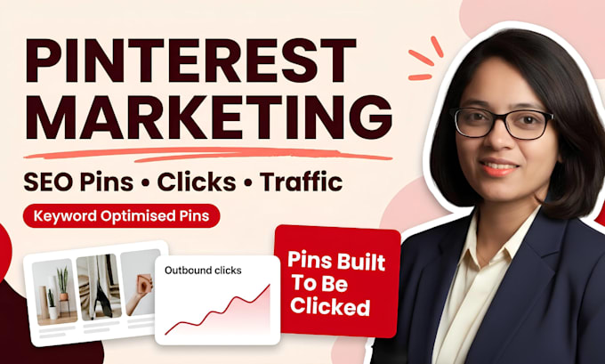 be your pinterest marketing manager and create seo pins content creator