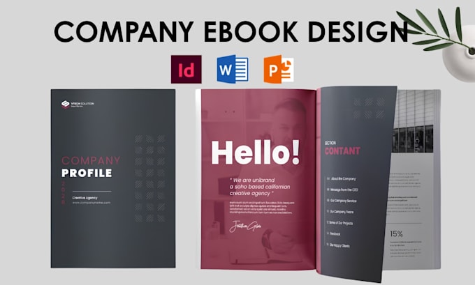 design company profile, proposal and corporate brochure