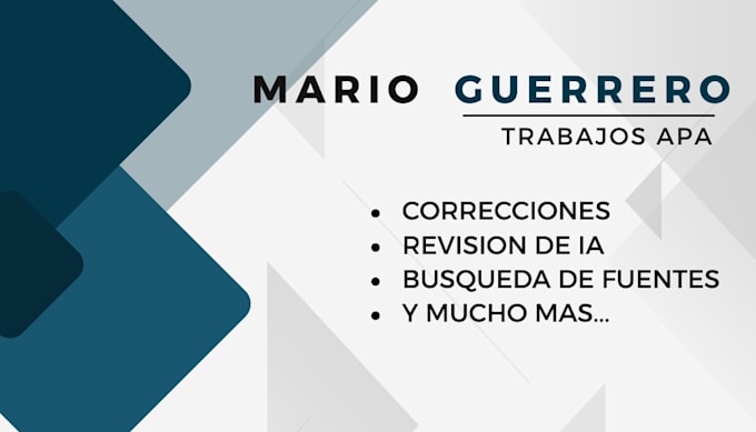 corrección de trabajos en formato apa