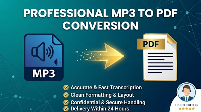 convert audio files to pdf files