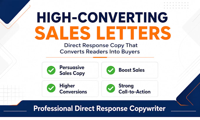 write a high converting direct response sales letter