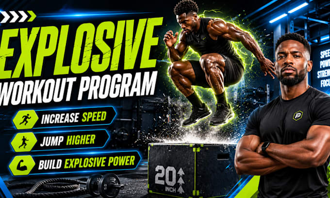 create an explosive workout program for speed, power, and athletic performance