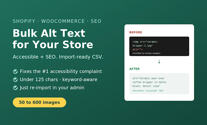 write SEO alt text for your shopify product images in bulk