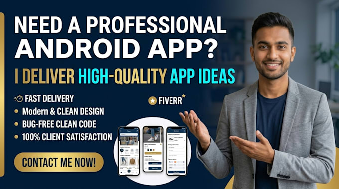 develop a custom android app for your business