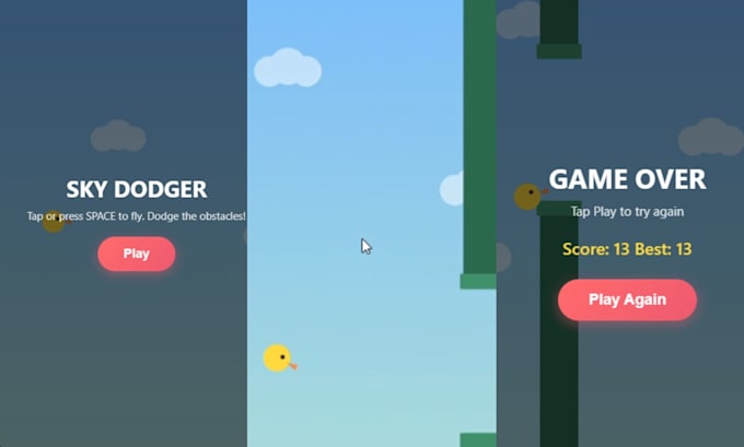 build html5 browser game javascript game, phaser js, playable ads three js webgl