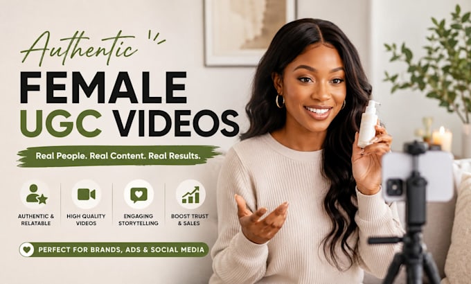 create female gen x ugc video content for your band