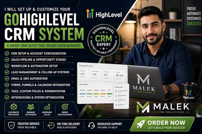 set up and customize your gohighlevel CRM system