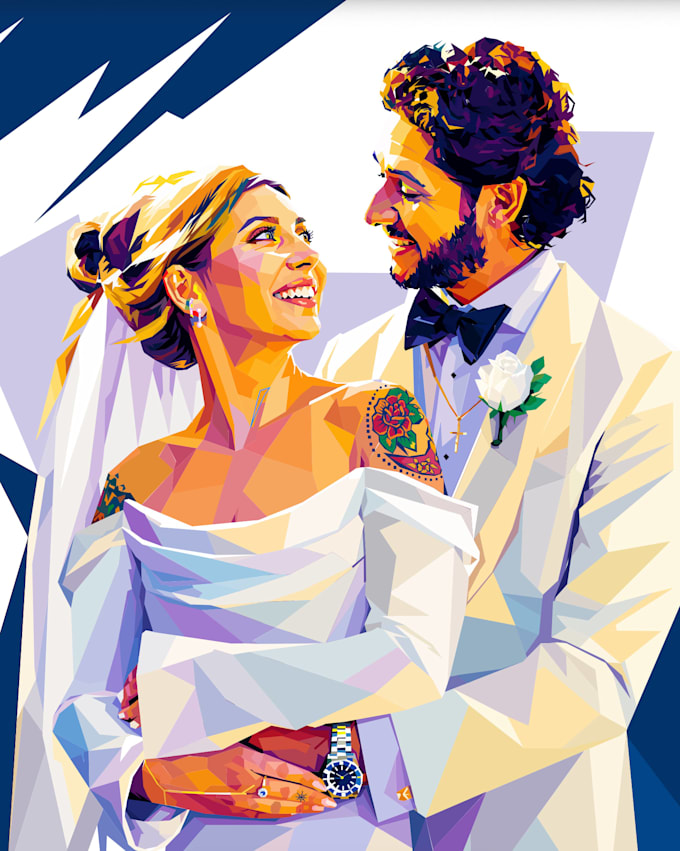 create a pop art in wpap style