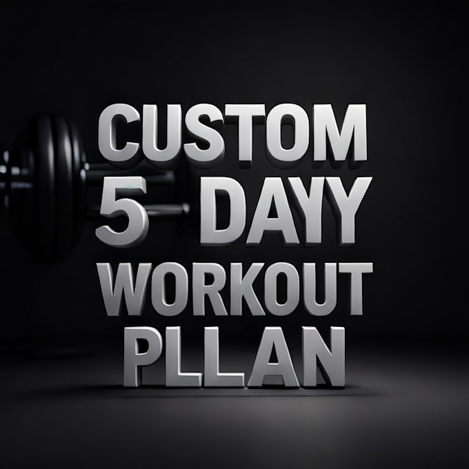 create a custom workout plan tailored to your goals