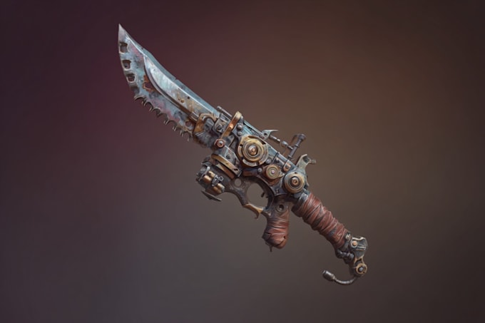 design unique weapons illustrations