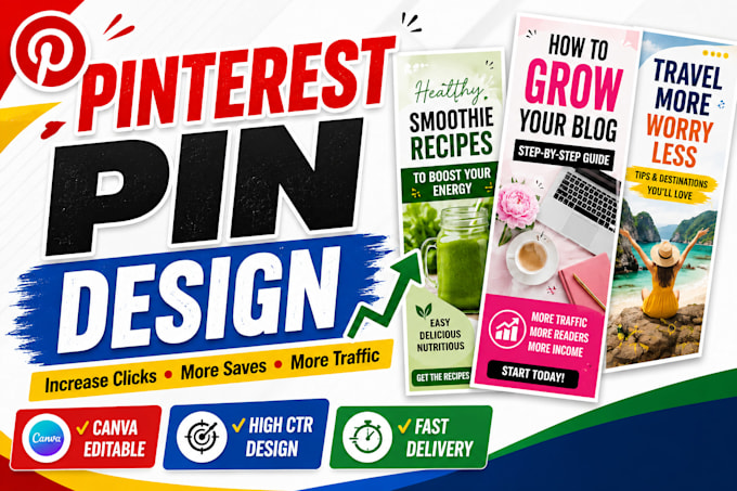 design high converting pinterest pins in canva