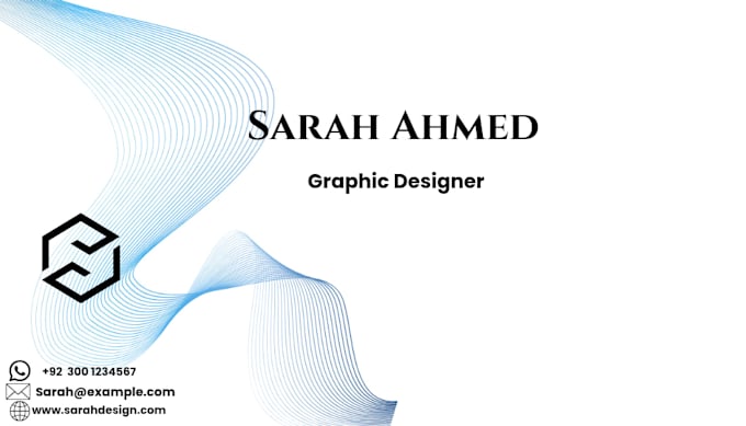 design a professional modern business card