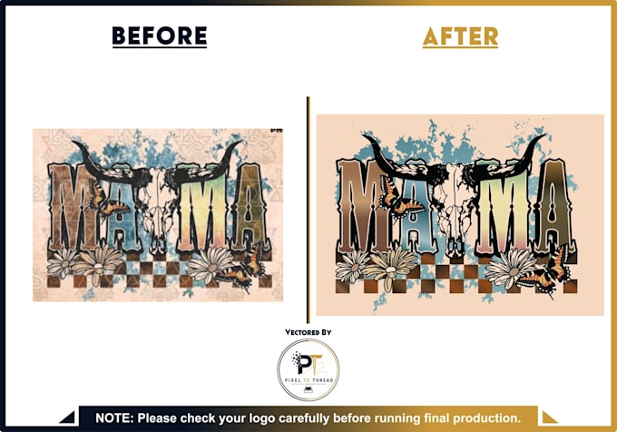 do vector conversion, and branding