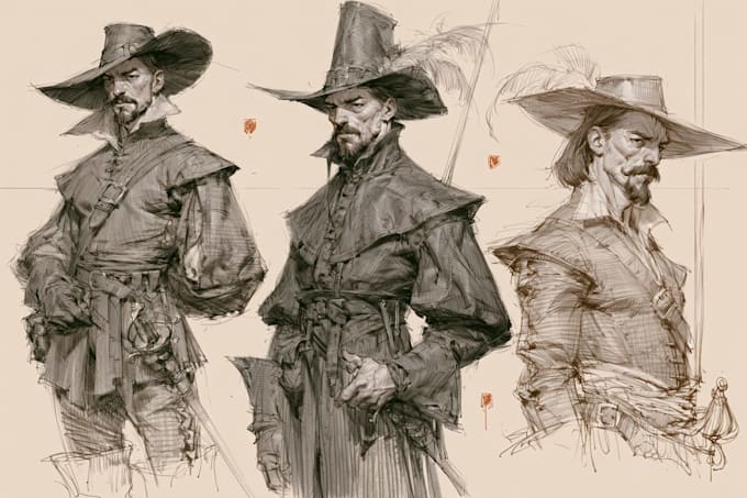 draw your custom dnd or rpg character illustration