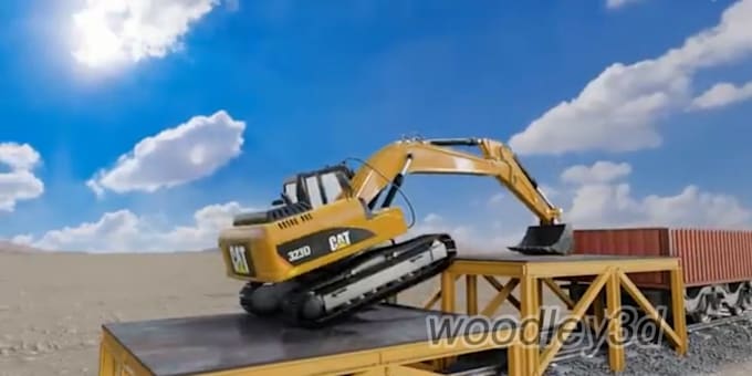 create 3d mechanical assembly, product and industrial animation video