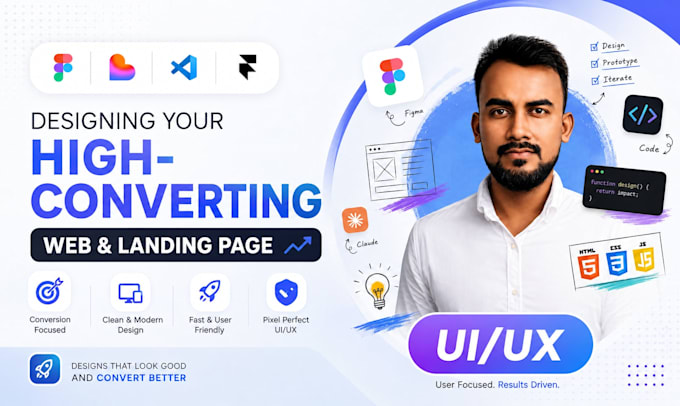 design figma uiux and frontend for your web, app and dashboard