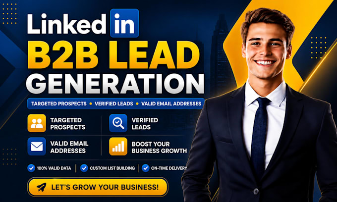 do linkedin lead generation, b2b leads, email list building