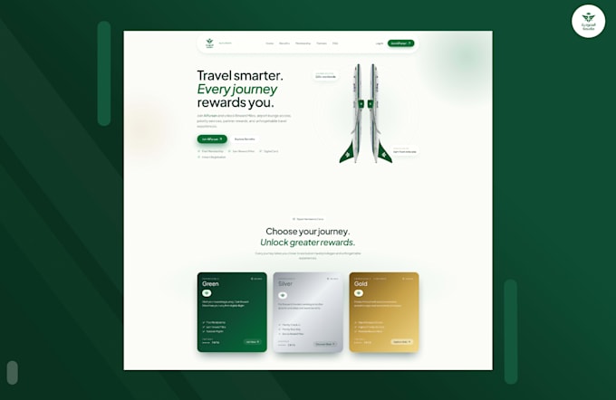 design a modern landing page UX UI in figma