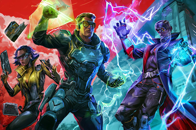 develop original sci fi characters with detailed concepts