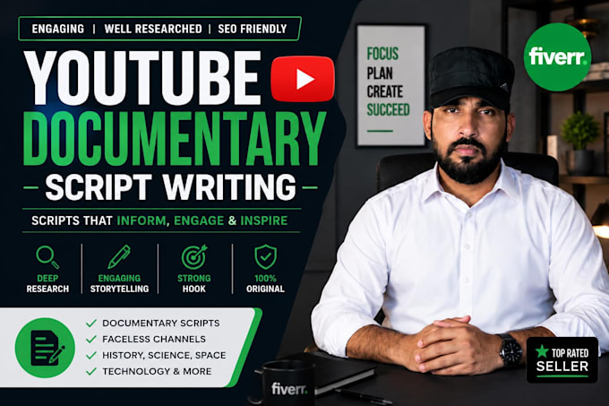 write engaging youtube documentary scripts