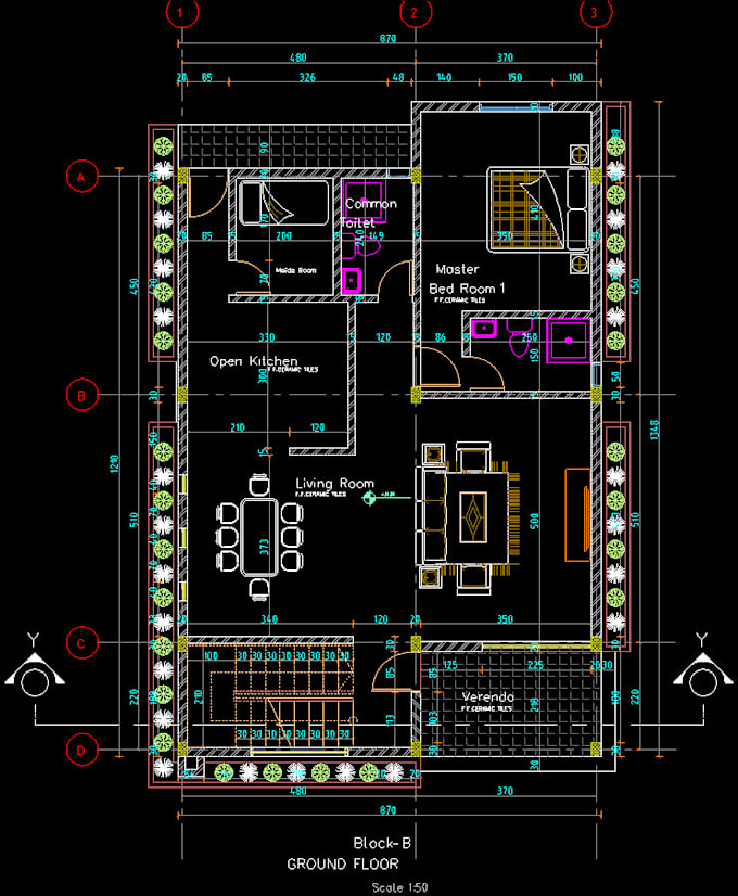 do professional architectural cad drafting in autocad