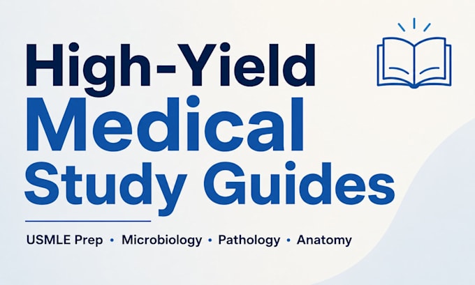 create high yield medical study guides for usmle and med school