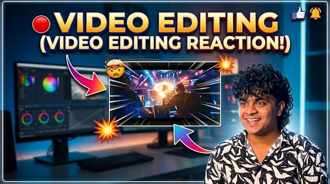 professional reaction video editing