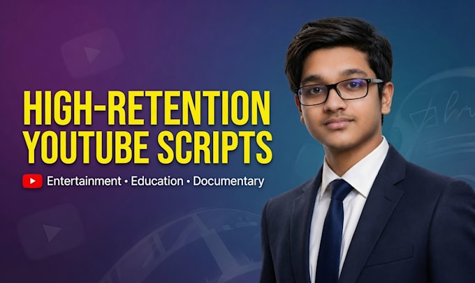 write high retention youtube video scripts
