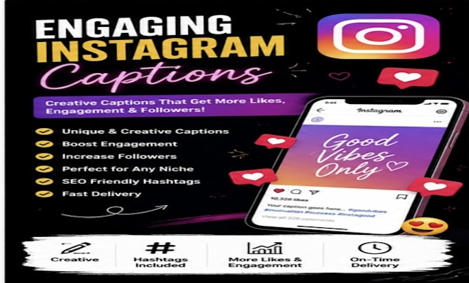 write ai content, instagram captions and documents