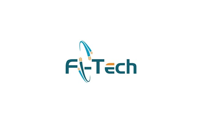 design modern fiber optic company logo