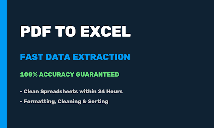 do ai data extraction from PDF to excel or google sheets